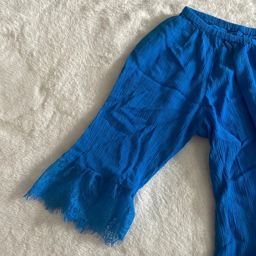 INC International Concepts Off The Shoulder Peasant Blouse Size S - Picture 3 of 5